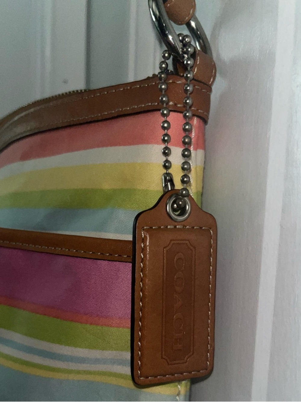 Authentic Vintage Coach Pastel Purse A0971-F13719